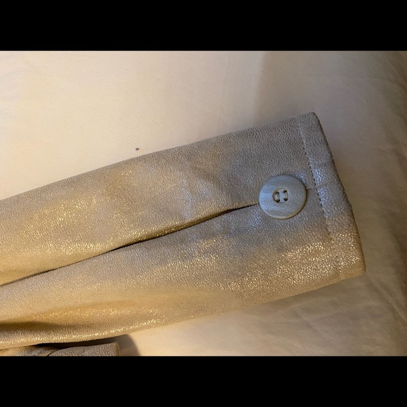 Danier leather off white sparkly jacket - Picture 5 of 6